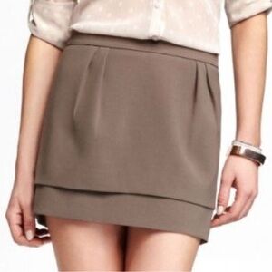 Express taupe mini skirt